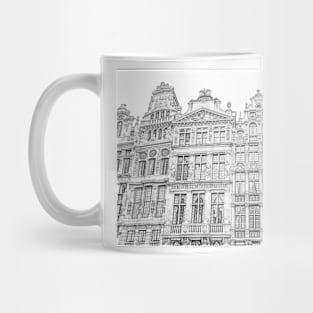 Brussels pendrawing Mug